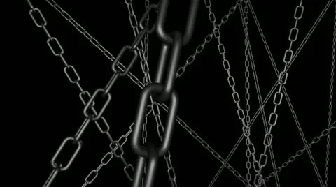 Chains Strobe Looping Animated Background Stock Footage 11977045