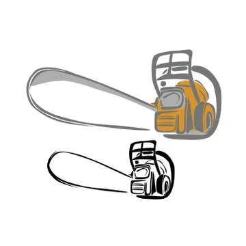 Chainsaw 1 Stock Illustration