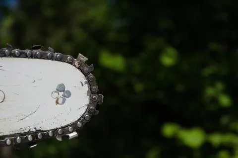 Chainsaw blade Stock Photos