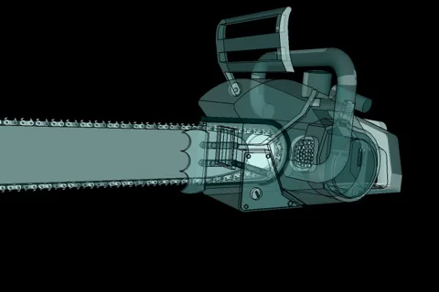 Chainsaw Stock Footage 1071602