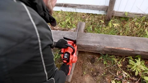 Chainsaw Stock Footage 130084355