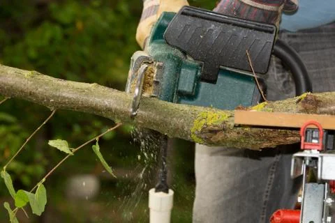 Chainsaw Foto stock