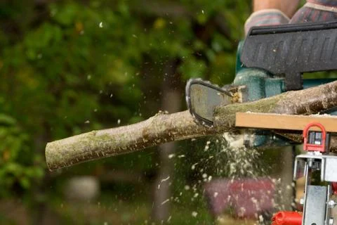 Chainsaw Foto stock
