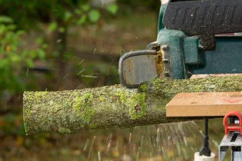 Chainsaw Foto stock