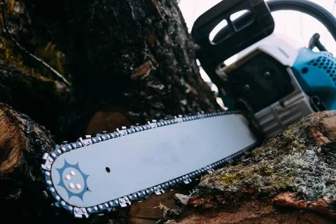 Chainsaw Foto stock
