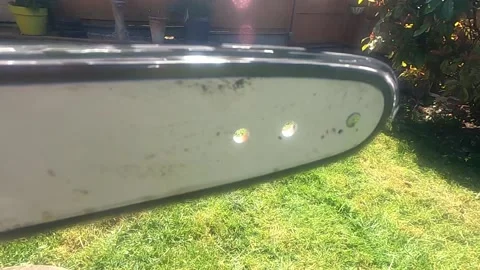 Chainsaw slow motion 7 Stock-Footage 151638684