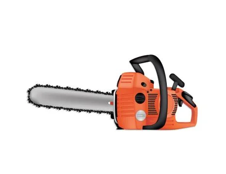 Chainsaw vector illustration Stock Illustration