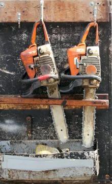 Chainsaws Stock Photos