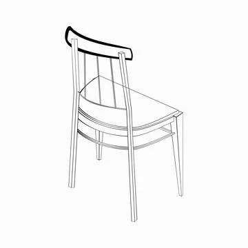 Chair 3 Illustrazione stock