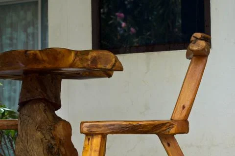Chair and table Stock Photos