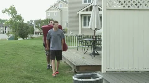 Chair Delivery Stock Footage 22777796