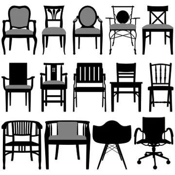 Chair Design Illustrazione stock