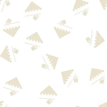 Chair elevator glyph seamless pattern 스톡 일러스트