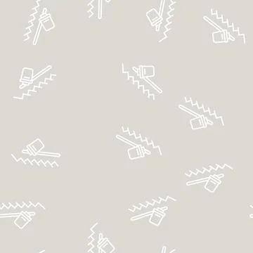 Chair elevator line seamless pattern 스톡 일러스트