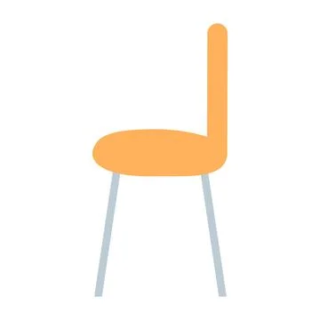 Chair flat icon. Stock Illustration
