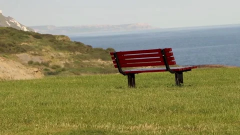 Chair on hill 스톡 동영상 137263822