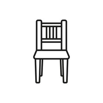 Chair icon vector design templates simple and modern Stock Illustration