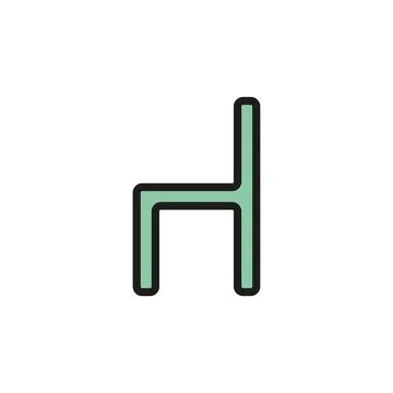 Chair icon vector design templates simple and modern Stock Illustration