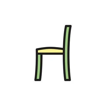 Chair icon vector design templates simple and modern Stock Illustration