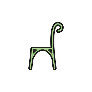 Chair icon vector design templates simple and modern Stock Illustration