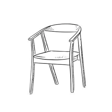 Chair illustration Stock Illustration