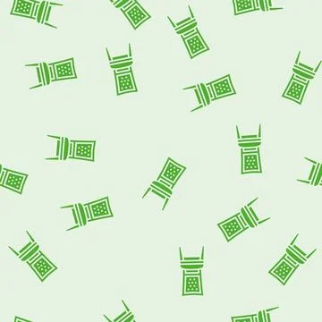 Chair leather glyph seamless pattern Stock Illustration