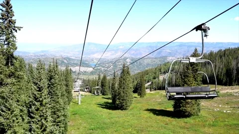 Chair lift Stock Footage 116502712