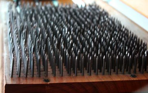 Chair of nails Stock Photos