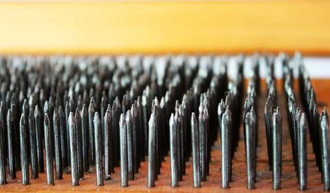 Chair of nails Stock Photos