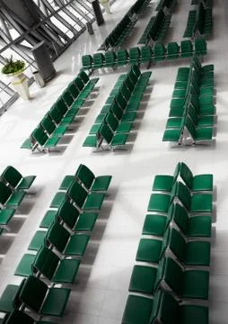 Chair public building Foto stock