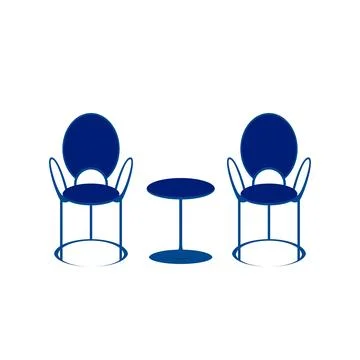 Chair for relaxing. Stock Illustration