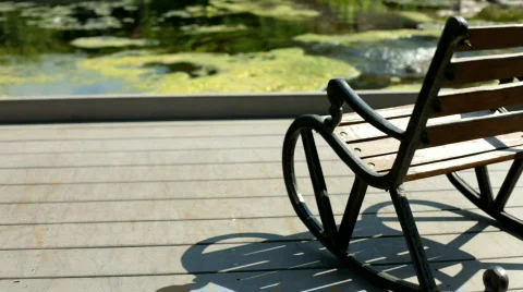 Chair rocking on Deck Vidéo 760612