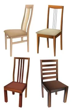 Chair set Stock Illustration