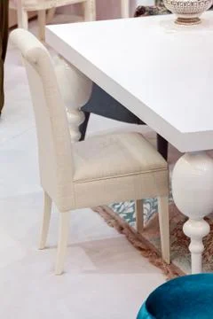 Chair at the table Foto stock