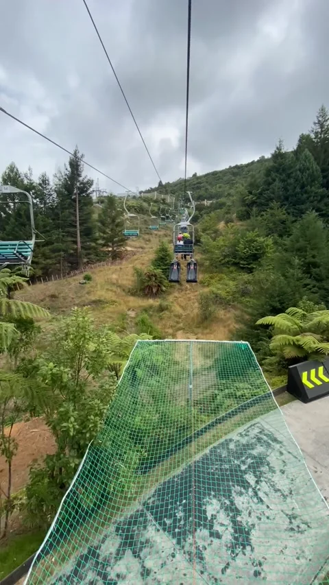 Chairlift in Rotorua Видео 344122835