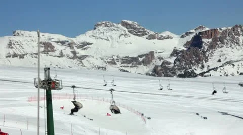 Chairlifts Stock Footage 11136089