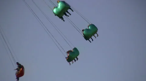 Chairoplane Video stock 4187431