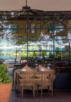 Chairs and table Stock Photos