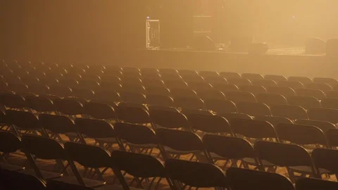 Chairs in the hall Stock Footage 92672725