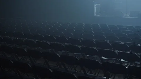 Chairs in the hall 库存影片 92672788