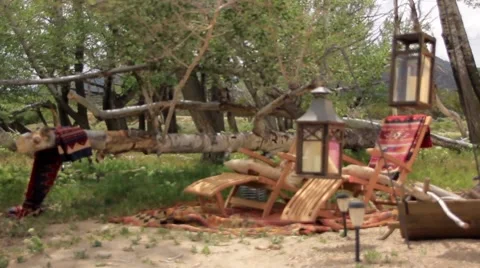 Chairs Outdoor Stock Footage 48531030