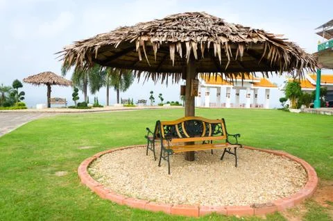 Chairs in the park Stock Photos