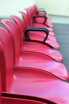 Chairs in a row Stock Photos