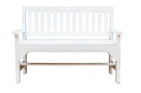 Chairs on white background Stock Photos