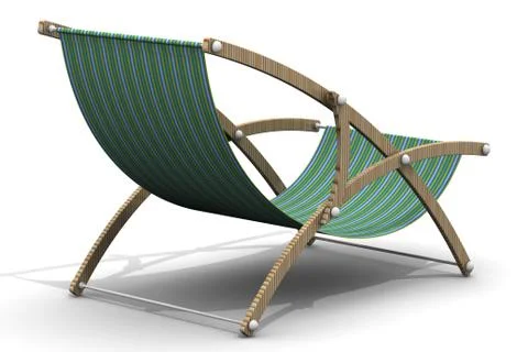 Chaise longue Stock Illustration