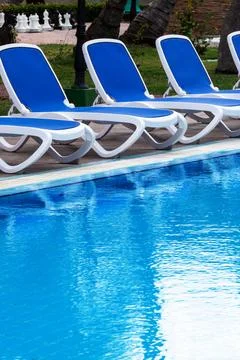 Chaise longue Stock Photos