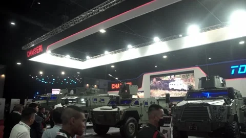 Chaiseri, Defense Land system for Armored vehicle Video stock 258403502