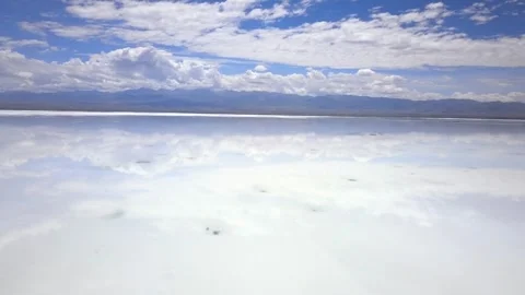 Chaka Salt Lake of China 4 Stock Footage 314972786