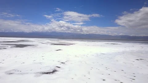 Chaka Salt Lake of China 8 Stock Footage 314972773