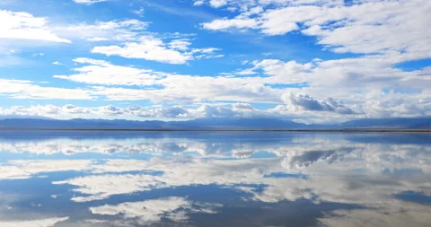 Chaka Salt Lake Stock Footage 295769178